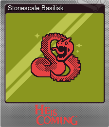 Series 1 - Card 1 of 8 - Stonescale Basilisk