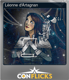 Series 1 - Card 2 of 9 - Léonne d'Artagnan