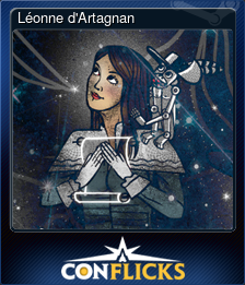 Series 1 - Card 2 of 9 - Léonne d'Artagnan