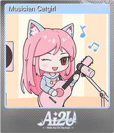 Series 1 - Card 2 of 5 - Musician Catgirl