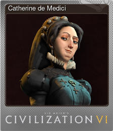 Series 1 - Card 1 of 8 - Catherine de Medici