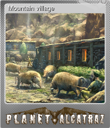 Series 1 - Card 4 of 6 - Mountain village