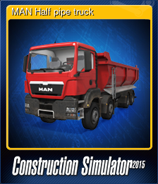 Series 1 - Card 9 of 10 - MAN Half pipe truck