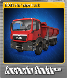 Series 1 - Card 9 of 10 - MAN Half pipe truck