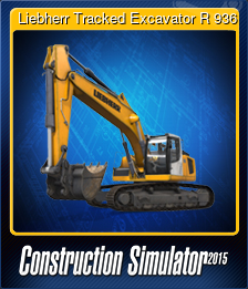 Series 1 - Card 10 of 10 - Liebherr Tracked Excavator R 936