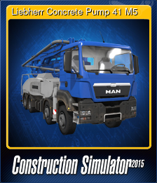 Series 1 - Card 6 of 10 - Liebherr Concrete Pump 41 M5