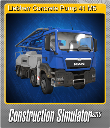 Series 1 - Card 6 of 10 - Liebherr Concrete Pump 41 M5