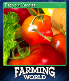 Series 1 - Card 5 of 6 - Eat your Veggies