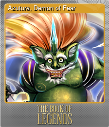 Series 1 - Card 1 of 7 - Azutura, Demon of Fear