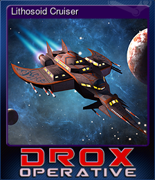 Series 1 - Card 8 of 11 - Lithosoid Cruiser