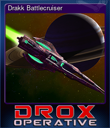 Series 1 - Card 3 of 11 - Drakk Battlecruiser