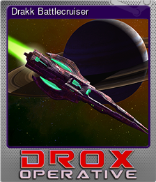 Series 1 - Card 3 of 11 - Drakk Battlecruiser
