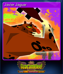 Series 1 - Card 3 of 8 - Javier Jaguar