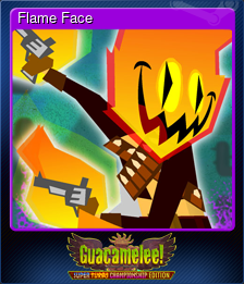 Series 1 - Card 2 of 8 - Flame Face