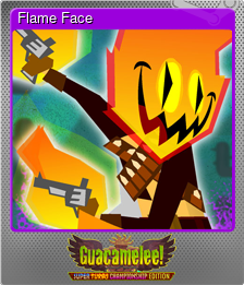 Series 1 - Card 2 of 8 - Flame Face