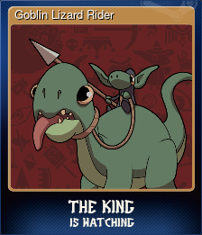 Series 1 - Card 4 of 15 - Goblin Lizard Rider