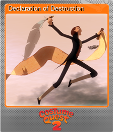 Series 1 - Card 9 of 9 - Declaration of Destruction