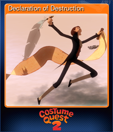 Series 1 - Card 9 of 9 - Declaration of Destruction