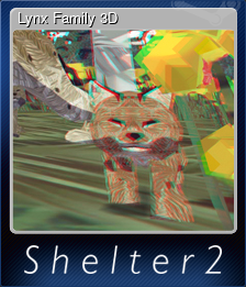 Series 1 - Card 1 of 5 - Lynx Family 3D