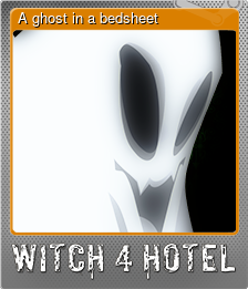 Series 1 - Card 3 of 6 - A ghost in a bedsheet