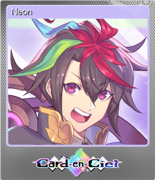 Series 1 - Card 2 of 5 - Neon