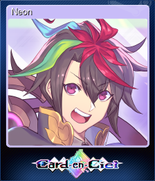 Series 1 - Card 2 of 5 - Neon