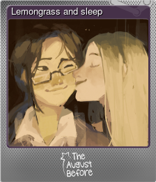 Series 1 - Card 4 of 5 - Lemongrass and sleep