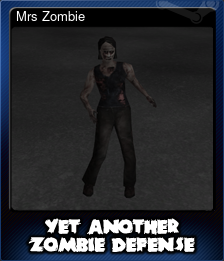 Series 1 - Card 5 of 5 - Mrs Zombie