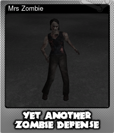 Series 1 - Card 5 of 5 - Mrs Zombie