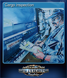 Series 1 - Card 7 of 8 - Cargo inspection