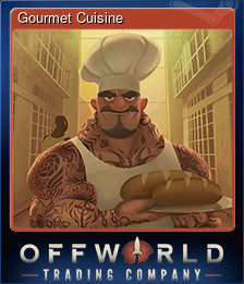 Series 1 - Card 8 of 8 - Gourmet Cuisine