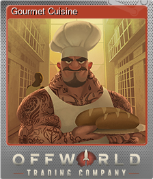 Series 1 - Card 8 of 8 - Gourmet Cuisine