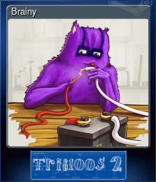 Series 1 - Card 2 of 8 - Brainy