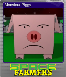 Series 1 - Card 6 of 6 - Monsiour Piggy