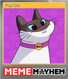 Series 1 - Card 5 of 8 - Pop Cat