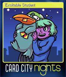 Series 1 - Card 2 of 5 - Excitable Student