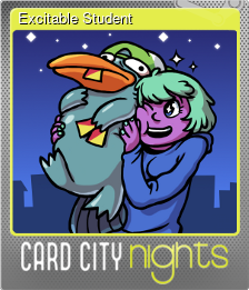 Series 1 - Card 2 of 5 - Excitable Student
