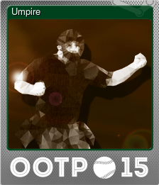 Series 1 - Card 5 of 8 - Umpire