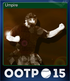 Series 1 - Card 5 of 8 - Umpire