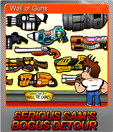 Series 1 - Card 5 of 5 - Wall of Guns