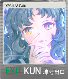 Series 1 - Card 3 of 15 - WAIFU Kun