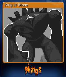 Series 1 - Card 7 of 9 - King of Stone