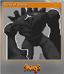 Series 1 - Card 7 of 9 - King of Stone