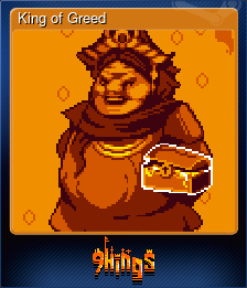 Series 1 - Card 4 of 9 - King of Greed