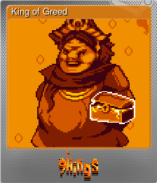 Series 1 - Card 4 of 9 - King of Greed