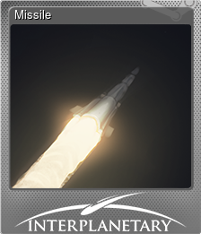 Series 1 - Card 5 of 8 - Missile