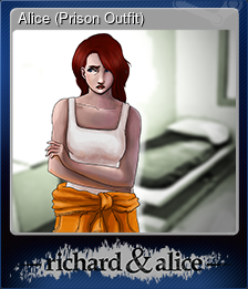 Series 1 - Card 2 of 9 - Alice (Prison Outfit)