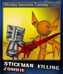 Series 1 - Card 4 of 5 - Monday becomes Tuesday