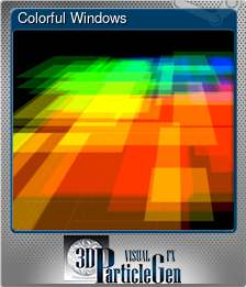 Series 1 - Card 8 of 8 - Colorful Windows