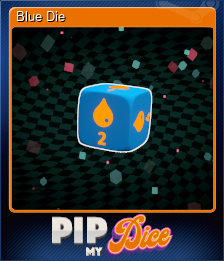 Series 1 - Card 3 of 15 - Blue Die